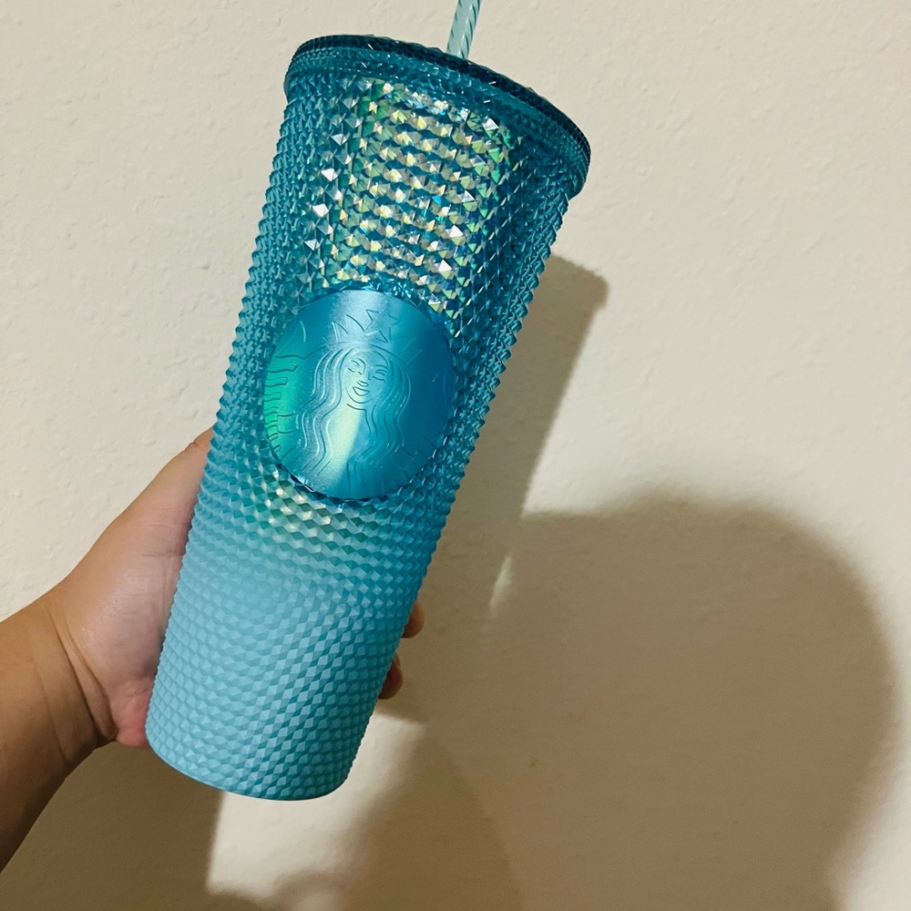 Starbucks 2023 Ombré light blue Studded Tumbler Venti